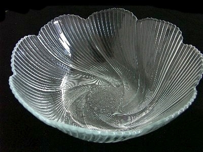 Salatschüssel Glas 23 cm